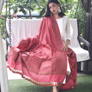 Crimson Dupatta