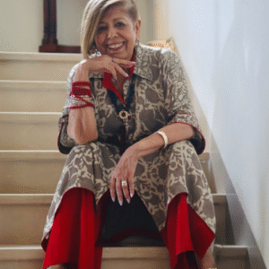 Taupe & Red Ensemble