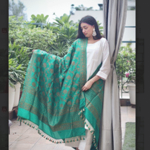 Sea green Dupatta